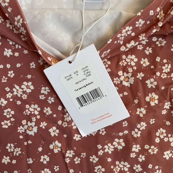 Andie Swim The Sarong Bottom Ditsy Floral Rose Size M NWT - Picture 7 of 9